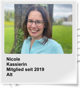 Nicole Kassierin Mitglied seit 2019 Alt